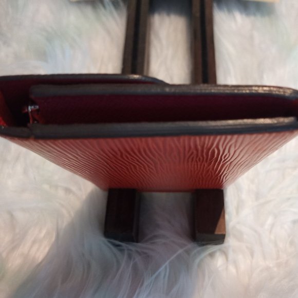 Stunning EUC LV Epi Portefeuille Emilie Long Wallet Orange (Piment) & Fuchsia - Picture 6 of 13